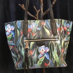 Aimee Kestenberg Midnight Orchid Leather Tote